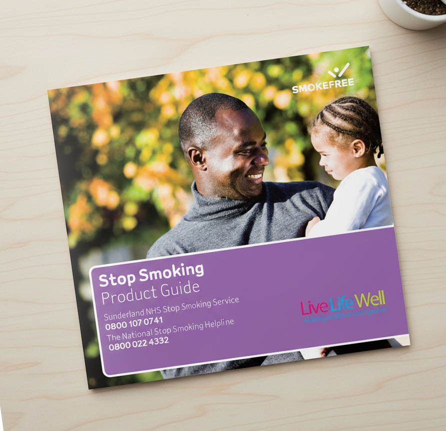 NHS Stop Smoking guideDesign Print 210mm Square